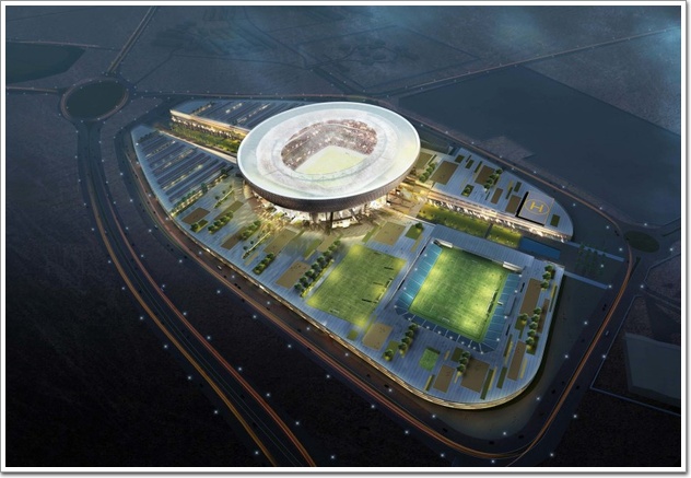 Mohammed bin Rashid体育场整体效果图