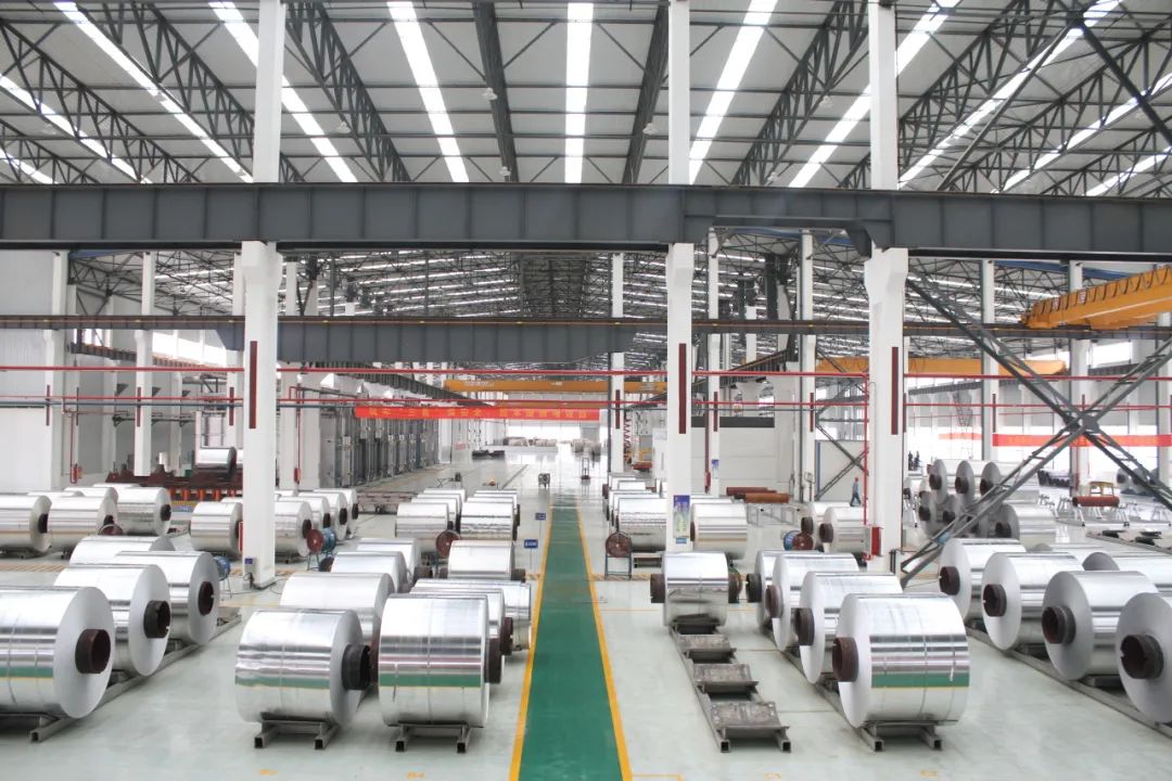阳光铝材5.5万吨新能源电池铝箔坯料项目投产